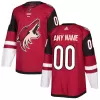 Men Arizona Coyotes Adidas Custom NHL Jersey - jerzelite