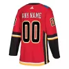 Men Calgary Flames Adidas Custom NHL Jersey - jerzelite