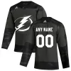 Men Tampa Bay Lightning Adidas Custom NHL Jersey - jerzelite