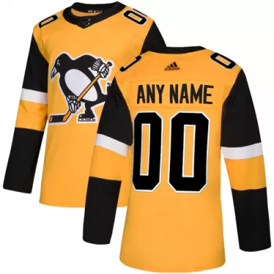 Men Pittsburgh Penguins Adidas Custom NHL Jersey - jerzelite