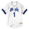 Men's Orlando Magic Tracy McGrady #1 Mitchell&Ness White Name And Number Mesh Top - jerzelite