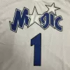 Men's Orlando Magic Tracy McGrady #1 Mitchell&Ness White Name And Number Mesh Top - jerzelite