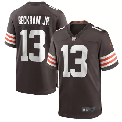 Men Cleveland Browns BECKHAM JR #13 Nike Brown Game Jersey - jerzelite