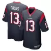 Men Houston Texans COOKS #13 Nike Navy Game Jersey - jerzelite