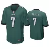 Men Philadelphia Eagles FLACCO #7 Nike Green Game Jersey - jerzelite