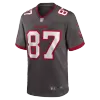 Men Tampa Bay Buccaneers GRONKOWSKI #87 Nike Gray Vapor Limited Jersey - jerzelite