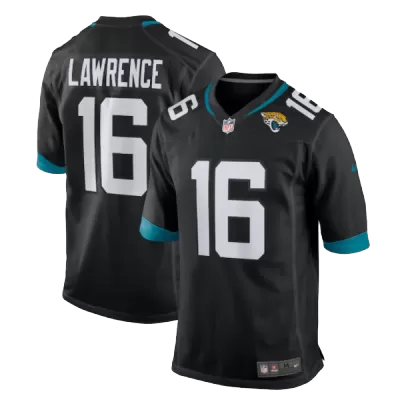 Men Jacksonville Jaguars Trevor Lawrence #16 Nike Black Game Jersey - jerzelite