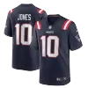 Men New England Patriots Mac Jones #10 Nike Navy Game Jersey - jerzelite