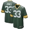 Green Bay Packers Aaron Jones #33 Nike Green Player Game Jersey - jerzelite