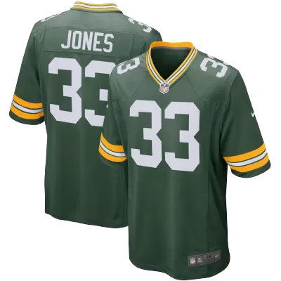 Green Bay Packers Aaron Jones #33 Nike Green Player Game Jersey - jerzelite