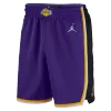 Men's Los Angeles Lakers Purple 2020/21 Association Edition Performance Swingman Shorts - jerzelite