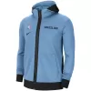 Men's Memphis Grizzlies Nike Blue Authentic Showtime Performance Full-Zip Hoodie Jacket - jerzelite