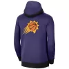 Men's Phoenix Suns Nike Purple Authentic Showtime Performance Full-Zip Hoodie Jacket - jerzelite