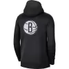 Men's Brooklyn Nets Nike Black Authentic Showtime Performance Full-Zip Hoodie Jacket - jerzelite