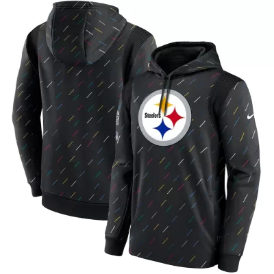 Men Pittsburgh Steelers Nike Black NFL Hoodie 2021 - jerzelite