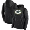 Men Green Bay Packers Nike Black NFL Hoodie 2021 - jerzelite