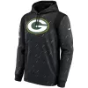 Men Green Bay Packers Nike Black NFL Hoodie 2021 - jerzelite