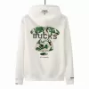 Men's Aape x Milwaukee Bucks White Hoodie - jerzelite