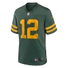 Men Green Bay Packers Aaron Rodgers #12 Nike Green Game Jersey - jerzelite