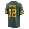 Men Green Bay Packers Aaron Rodgers #12 Nike Green Game Jersey - jerzelite