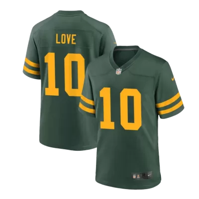 Men's Green Bay Packers Jordan Love #10 Nike Green Alternate Game Player Jersey - jerzelite