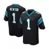 Men Carolina Panthers Cam Newton #1 Nike Black Game Jersey - jerzelite