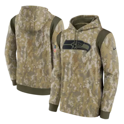 Men Seattle Seahawks Nike Camo NFL Hoodie 2021 - jerzelite