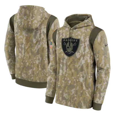 Men Las Vegas Raiders Nike Camo NFL Hoodie 2021 - jerzelite