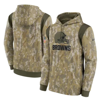 Men Cleveland Browns Nike Camo NFL Hoodie 2021 - jerzelite