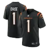 Men Cincinnati Bengals Ja'marr Chase #1 Nike Black Game Jersey - jerzelite