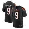 Men Cincinnati Bengals Joe Burrow #9 Nike Black Game Jersey - jerzelite