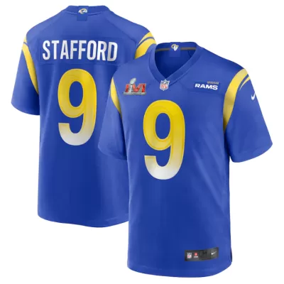 Men Los Angeles Rams Matthew Stafford #9 Nike Royal Game Jersey - jerzelite