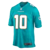 Men Miami Dolphins HILL #10 Nike Dark Green Game Jersey - jerzelite