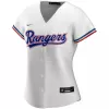 Women's Texas Rangers Nike White 2020 Home Replica Custom Jersey - jerzelite