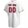 Men's Los Angeles Angels Nike White Home 2020 Replica Custom Jersey - jerzelite