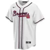 Men's Atlanta Braves Nike White Home 2020 Replica Custom Jersey - jerzelite