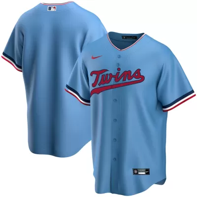 Men's Minnesota Twins Nike Light Blue Alternate Replica Team Jersey - jerzelite