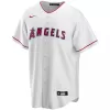 Men's Los Angeles Angels Nike White Home 2020 Replica Custom Jersey - jerzelite