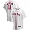 Men's Boston Red Sox Rafael Devers #11 Nike White Home 2020 Replica Jersey - jerzelite