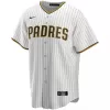 Men's San Diego Padres Manny Machado #13 Nike White&Brown Home 2020 Replica Jersey - jerzelite