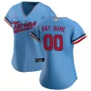 Women's Minnesota Twins Nike Powder Blue 2020 Alternate Replica Custom Jersey - jerzelite