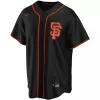 Men's San Francisco Giants Nike Black Alternate 2020 Replica Jersey - jerzelite