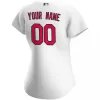 Women's St. Louis Cardinals Nike White 2020 Home Replica Custom Jersey - jerzelite