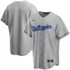 Men's Los Angeles Dodgers Nike Gray Road 2020 Replica Jersey - jerzelite