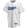 Men's Los Angeles Dodgers Nike White 2020 Home Custom Replica Jersey - jerzelite