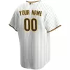 Men's San Diego Padres Nike White&Brown Home 2020 Replica Custom Jersey - jerzelite