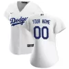 Women's Los Angeles Dodgers Nike White 2020 Home Replica Custom Jersey - jerzelite