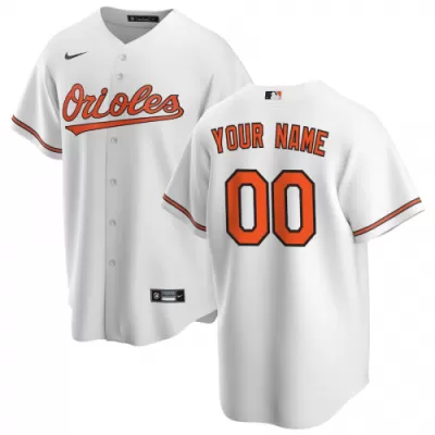 Men's Baltimore Orioles Nike White Home 2020 Replica Custom Jersey - jerzelite