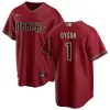 Men's Arizona Diamondbacks Jarrod Dyson #1 Nike Red 2020 Alternate Replica Jersey - jerzelite