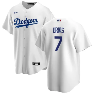 Men's Los Angeles Dodgers Julio Urías #7 Nike White 2020 Home Replica Jersey - jerzelite